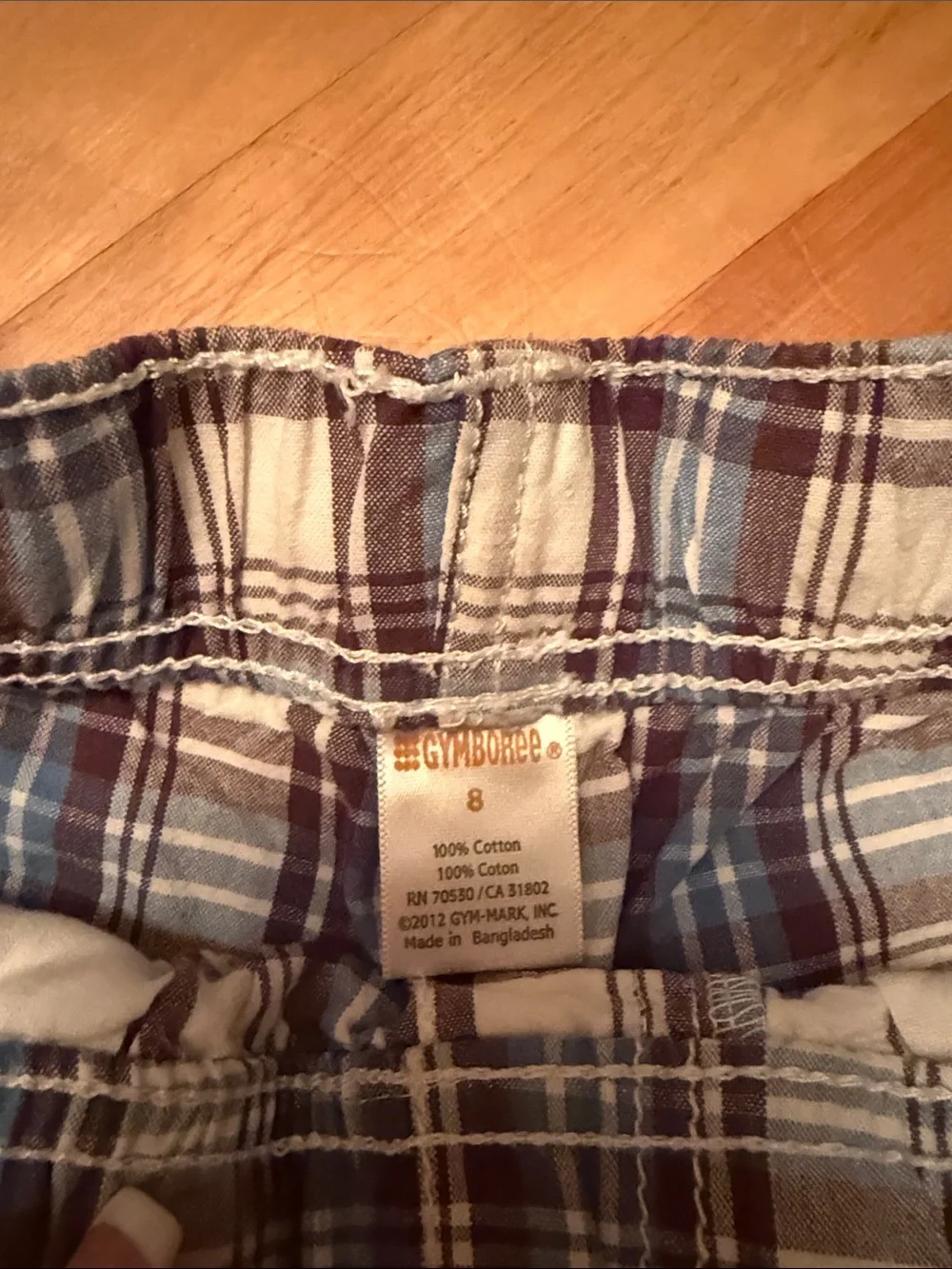 Gymboree Boys Shorts Bundle in Khaki, Blue, Brown & Plaid
